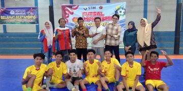 Didukung PT STM, PWI Dompu Sukses Gelar Futsal Cup