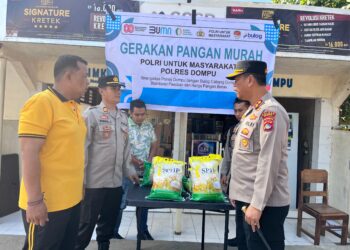 Polres Dompu Gencar Gerakan Pangan Murah untuk Stabilisasi Harga