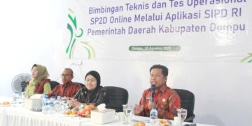 Pemkab Dompu Gelar Bimtek SP2D Online Melalui Aplikasi SIPD